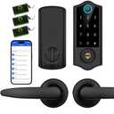 Harfo Smart Fingerprint Door Lock, Keyless Entry Deadbolt, Full App Control Biometric Lock, Electronic Digital Touchscreen Keypad, Auto Lock, Easy Install, Black
