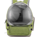 Cat Backpack Carrier, Breathable Cat Carrier Large Space Bubble Pet Backpack for Kitty Small Dog up to 15lbs, Transparent & Foldable Pet Carrier for Travel Hiking