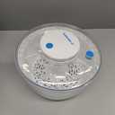 Electric Round Salad Spinner 4Qt  Hands-Free Drying with Large Capacity, Stable Balanced Spinning for Crisp Greens