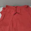 MoFiz Mens Tracksuits Sets Shorts Quarter Zip Polo Shirts Bottom Shorts Outfits Sport Suits Casual Walking Sets Comfy (Red, XL)