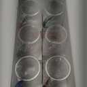 COMI Glass Coffee Cups,8oz Clear Coffee Cups Set of 6,Lightweight Glass Mugs with Colorful Handles,Heat Resistant & Explosion-Proof, Perfect for Home, Cafe, Office