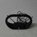 GE Modern Loop Rabbit Ears Indoor TV Antenna, 15 inch Extendable Dipoles, 4K 1080P VHF UHF, Tabletop Antenna, Digital HDTV Antenna, Smart TV Compatible, 4ft Coaxial Cable, Black, 33675