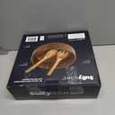 Sully Home Wooden Serving Bowl,12" Acacia Wood Large Salad Bowl Set with Salad Spoon and Fork for Fruits, Salads, Pasta