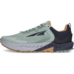 ALTRA Men's TIMP 5 Trail Running Shoe, Green/ Gray, 11.5