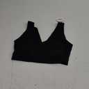 Floatley Cozy Bra Comfort Wirefree Full Coverage Seamless Bra with Embedded Pad for Women (Small, Black)
