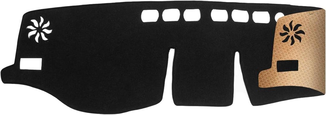 Dash Cover Fit for to-yota RAV4 2019-2024 RAV4 Prime 2021-2024 (Not Fit w/HUD Models) | Anti-Glare, Sun Protection, Dustproof, UV-Proof | Dashboard Covers Interior Car Accessories - Black