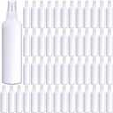Eccliy 64 Pcs 8 oz Spray Bottles Fine Mist Cleaning Bottles Clear Empty Plastic Travel Sprayer Refillable Sprayer with Cap for Cleaning Solutions Oils Travel Perfumes(Snowy)