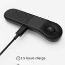 Air Mouse for PC/iOS/Android with Touchpad Rechargeable Wireless Presentation for PPT Pointer Bluetooth 2.4G Remote Control for PowerPoint/Keynote/Tiktok/Camera/Kindle App (Black)