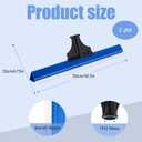 2 Pack 20 Inches Epoxy Floor Squeegees Notched Squeegee for Self Leveling Cement Urethane Epoxy Floor Tools