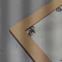 12x18 Picture Frame Rustic, Natural 18x12 Poster Frame Beige, 12 by 18inch Frame, Large Gallery Family Concert Portrait Photo Wall Frame