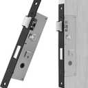 MaxxGeek Flat Slot Storm Door Mortise Lock Body Fits for Older Storm Doors, 2-1/2" Handle PZ, Handle Not Included (Matte Black)