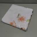 Easter Tablecloth 60 x 120 Inch, Buffalo Plaid Bunny Ear Foot Flowers & Polyester Table Cover for Spring Easter Holiday Party Dinner Table Decor