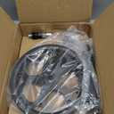 Bike Crankset for Ebike: 48T/52T Universal Bike Crankset Set Double Chain Cover 170mm Aluminium Alloy Arm for Single Speed and 6/7/8 Speeds Electric Bikes, Fat Tire Bike (Crank Removal Tool Included)