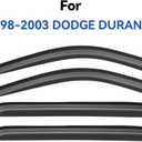 Window Visors Rain Guards Shield for 1998-2003 Dodge Durango, Out-Channel Window Vent Wind Deflectors Visors Shades for 98-03 Durango