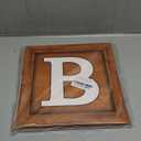 Wood Baby Shower Boxes Party Decorations - 4 Wood Grain Brown Blocks with Printed BABY Letters, Gender Reveal Backdrop,Teddy Bear Baby Shower Supplies, First Birthday Centerpiece Decor