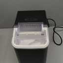 DUMOS Ice Maker Countertop Ice Machine Compact Size with Handle, 26lbs in 24Hrs, Black