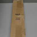 Gold Curtain Rods 66 to 120 Inches(5.5-10 Feet),Decorative 3/4 Inch Diameter Drapery Rod Set with Square Finials,Size:36''-120'',Brass Gold