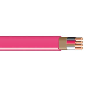 Southwire Romex SIMpull Electrical Wire 10 Gauge 3 Conductor, 100Ft, NMB/G Wire, Pink 63948526