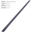 2pcs 8mm Carbon Fiber Rods 8.0x420mm,Solid Carbon Fiber Tube(pultrusion),6/10mm Available