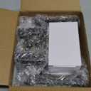 Matte Black Door Handle Heavy Duty, Keyed Alike Entry Door Lever, Door Knobs with Lock and Key, Square Door Lever for Bedroom, Bathroom and Front Door (1 Pack)