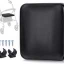 Rollator Seat Cushion, 13.97"X12.4" x1.18"Rollator Pad Replacement Padded Seat for Rollator Walker,Soft Foam Filling Walker Seat Cushion