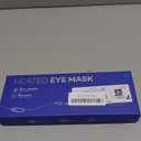 Ezona Heated Eye Mask, Warm Eye Compress Mask for Dry Eyes, USB Electric Eye Heating Pad with Temperature & Timer Control, Dry Eye Mask for Blepharitis, Sinus Migraine (Indigo)