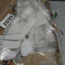 1,000 Plastic Disposable Soup Spoons Bulk White Medium Weight Disposable Silverware Plastic Cutlery Spoons