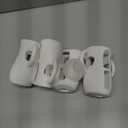 4 Pack Silicone Sleeves for Avent Natural Glass Baby Bottles, Silicone and Easy-Grip Handles for Drop Protection, Compatible with Philips Avent 4/8 OZ Glass Bottle (Milk White, 8 OZ)