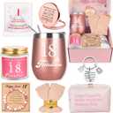 18th Birthday Gifts For Girls, 18 Year Old Girl Birthday Gifts, Happy 18th Birthday Basket Gifts Box for Best Friends Female Daughter Sister Her Girlfriend Coworker Bestie Women Birthday Unique, 8.5 inches x 4.3 inches