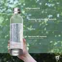 PHILIPS Carbonating Bottles ADD916/37, 1L Twin Pack Reusable PET Sparkling Water Bottles Compatible Sparkling Water Maker, 2 Pack for ADD4902BKOQ/37, ADD4902WHOQ/37 and ADD4901GROQ/37, ADD4901BKOQ/37