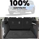 LASFIT Cargo Mat+Rear Back Seat Protector+Underfloor Storage Mat for Ford Bronco 4-Door 2021-2026 TPE All Weather Protection Liners Waterproof Backrest Mat Custom Fit Non-Slip Easy Clean