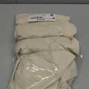 Smiry Waterproof Seat Covers for Dining Room Chairs Set of 4, Stretch Jacquard Removable Washable Chair Seat Slipcovers Protector, No Rear Covers, Beige