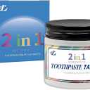 Toothpaste Tablets - Nano Hydroxyapatite, Flouride & Plastic Free, Small Size & Travel Friendly, Available for All Age People