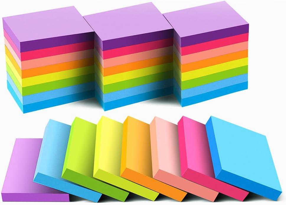 Bright Colors Self-Stick Pads 