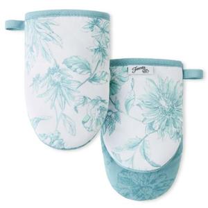 Fiesta Botanical Floral Print Mini Mitt, 2 pk
