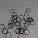 Hotop 50 Pieces Black Keys Ring Heavy Duty Metal Round Split Rings Key Chain Rings for Organization DIY Crafts Accessories(25 mm)