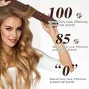 Heatless Hair Curler, Heatless Curls Overnight Set for Women, Soft Hair Curlers to Sleep in, Jumbo No Heat Hair Curlers Set with Headscarf and Hook for Long Hair (Brown, 4 Packs)