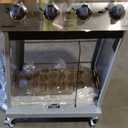 Charbroil Performance Series Convective 4-Burner with Side Burner Cabinet Propane Gas Grill, Stainless Steel - 463354021 (Silver)