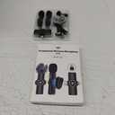 Mini Wireless Lavalier Microphone for iPhone, iPad, Android Phone - Noise Reduction Lapel USB C Bluetooth Mic for Recording, Clip on Omni Lav Mic for Video Recording, Tiktok, YouTube, Vlog (Black J25 2IN1)