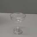 Zopeal 50 Pcs Champagne Glasses 5 oz Unbreakable Plastic Martini Glasses Disposable Wine Cups Stackable Stemmed Champagne Coupe Shatterproof Party Stem Cups for Wedding Birthday Bar (Clear)