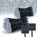 Solar String Lights Outdoor, 2 Pack 170FT 480 LED Waterproof Solar Christmas Lights with 8 Lighting Modes for Tree Xmas Decorations