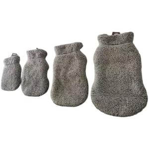 SWIFTSUPPLIES Grey Dog Jacket – Soft, Warm, and Stylish Winter Coat for Small to Large Dogs – (Size M)