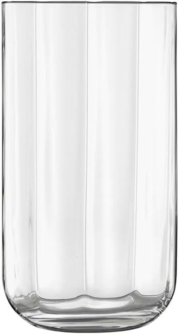 Luigi Bormioli Jazz All Purpose Beverage/HiBall Glass 15.25oz, Set of 4,