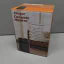 Space Heater, 1500W Electric Heaters Indoor Portable with Thermostat, PTC Fast Heating Ceramic Room Small Heater with Heating and Fan Modes for Bedroom, Office and Indoor Use (Black)