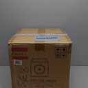 Kante Square Lion Head Concrete Planter, Classic English Style Plant Pot with Drainage Hole and Rubber Plug for Indoor Outdoor Garden Patio Home, 12.6"x12.6"x12.6" Gravel Gray