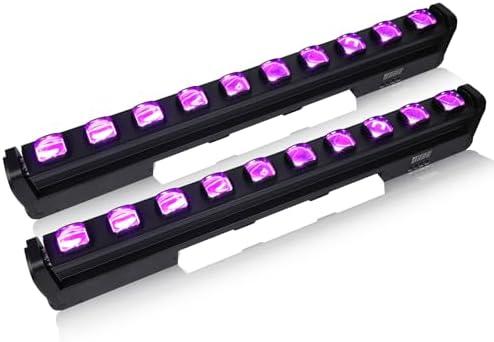 Betopper 10x15w RGBW Moving Beam LED Light Bar,10 Eye Stage Light Strobe Beam Like Spider RGBW 4IN1 DMX 512 & Sound Activated DJ Lighting for Theater KTV Club Ball Disco Event L1015 (2)