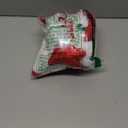 HollyHOME Christmas Stockings Animated Puppy Plush Head Stockings with Music and Flapping Ears Hanging Xmas Decoration Kids Gift Socks Ornament White 19 Inch