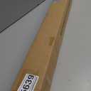 Modern Drapery Curtain Rod, 36 to 72 Inch, Brushed Gold End Cap Finials, 1" Wall and Ceiling Mount Window Treatment