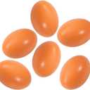 Wooden Eggs Fake Eggs Dummy Eggs Nest Eggs Help Laying Hen Agricultural Tool Eggs for Nesting Box 6 PCS