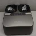 MOUNTRAX Foot Massager Machine with Heat, Foot Massager for Plantar Fasciitis, Neuropathy Pain, Shiatsu Foot Massager with Remote, Fits Feet Up to Men Size 12 (Gray)